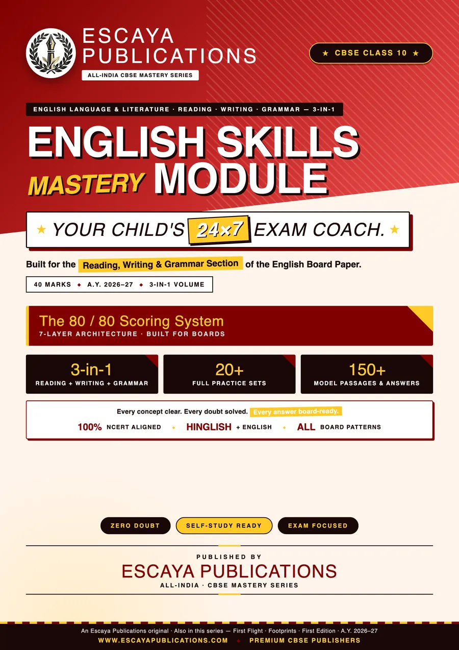Escaya English Language Mastery Module — CBSE Class 10