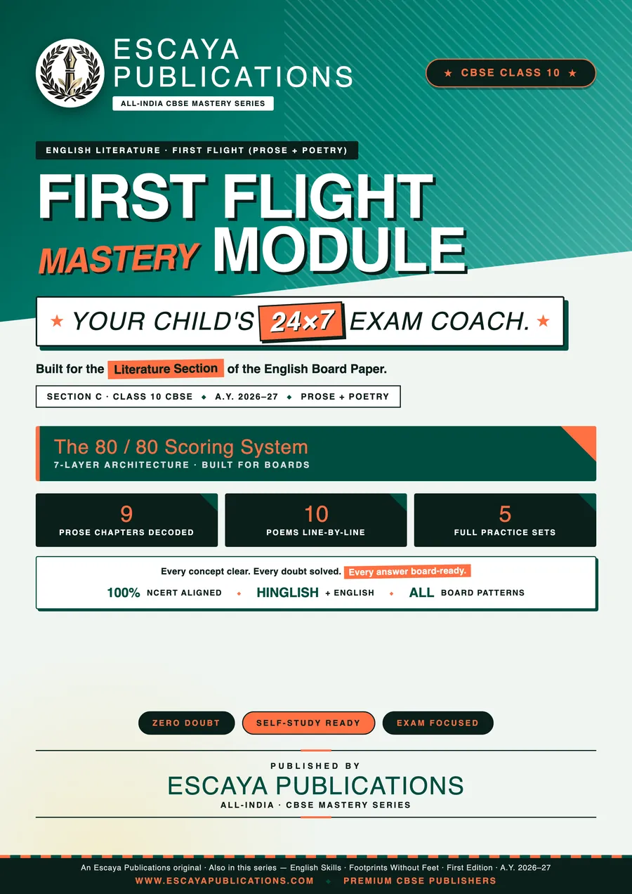 Escaya First Flight Mastery Module — CBSE Class 10